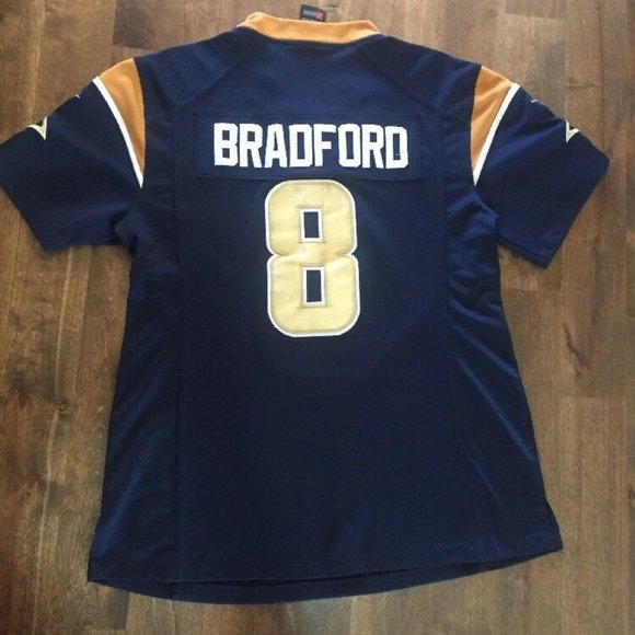 NFL Rams Football Jersey Sam Bradford 8 on field - Picture 5 of 8